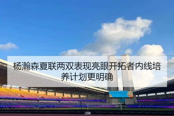 杨瀚森夏联两双表现亮眼开拓者内线培养计划更明确